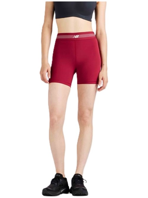 New Balance AC Fitted Short 5” W Podium Red