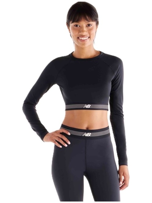 New Balance AC Fiitted Long Sleeve W Black